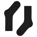 Falke Black Cosy Wool Boot Socks