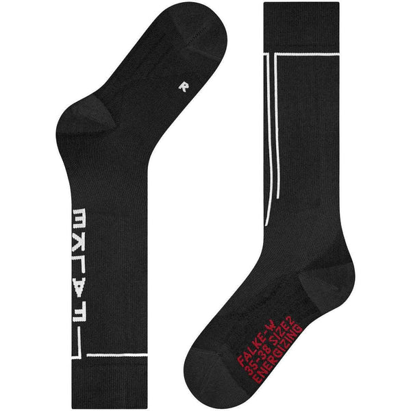 Falke Black Energizing Knee High Health Socks