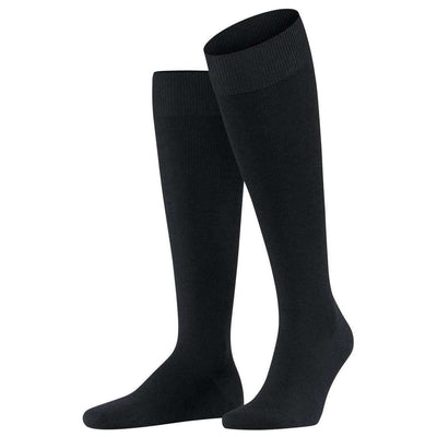 Falke Black Energizing Wool Knee High Socks