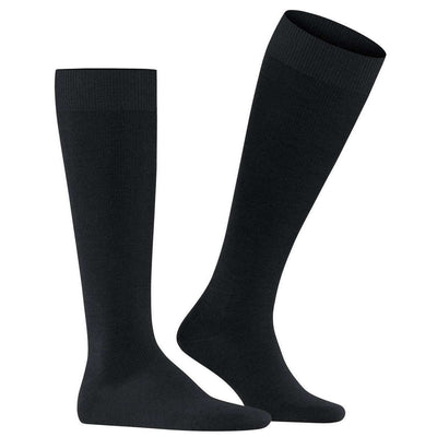Falke Black Energizing Wool Knee High Socks