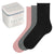 Falke Black Happy Box 3 Pack Socks