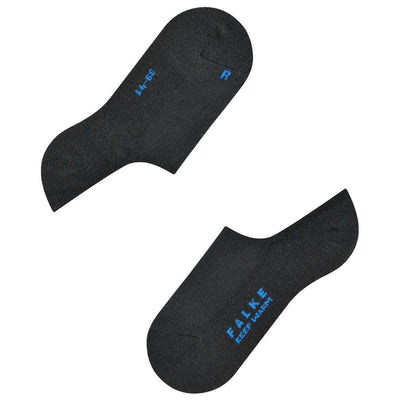 Falke Black Keep Warm No Show Socks