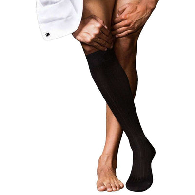 Falke Black No2 Finest Knee High Cashmere Socks