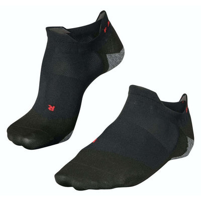 Falke Black Running 5 Invisible No Show Socks