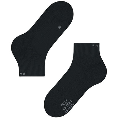 Falke Black Running Trail Sneaker Socks