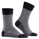 Falke Black Sensitive Herringbone Socks