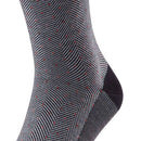 Falke Black Sensitive Herringbone Socks