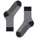 Falke Black Sensitive Herringbone Socks