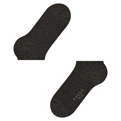 Falke Black Shiny Sneaker Socks