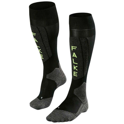 Falke Black Skiing 5 Knee High Socks