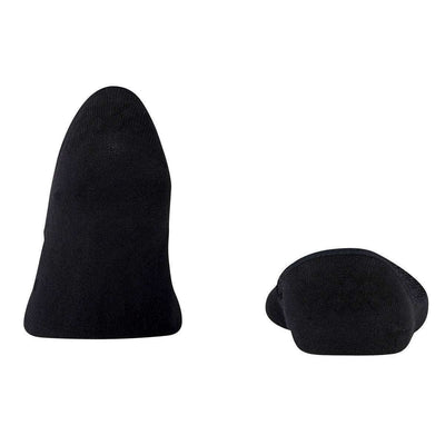 Falke Black Step Medium Cut No Show Box Socks