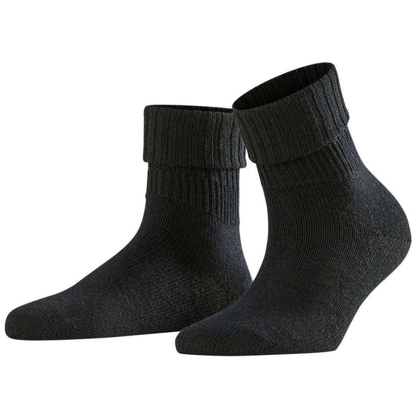 Falke Black Striggings Rib Socks