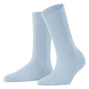 Falke Blue Cosy Wool Boot Socks