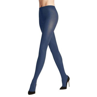Falke Blue Cotton Touch Tights