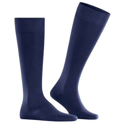 Falke Blue Energizing Cotton Knee High Socks
