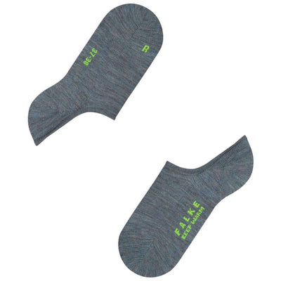 Falke Blue Keep Warm No Show Socks