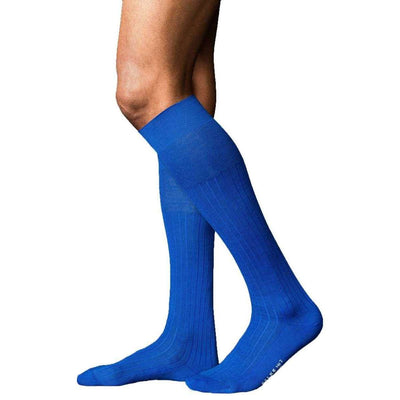 Falke Blue No2 Finest Knee High Cashmere Socks