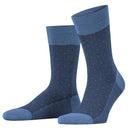 Falke Blue Sensitive Herringbone Socks