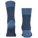 Falke Blue Sensitive Herringbone Socks