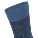 Falke Blue Sensitive Herringbone Socks