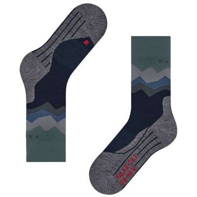 Falke Blue TK2 Explore Crest Socks