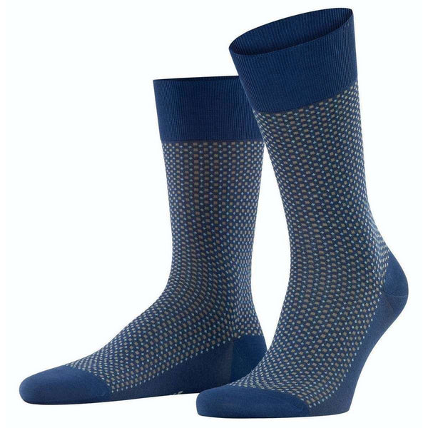 Falke Blue Uptown Tie Socks