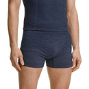 Falke Blue Wool Tech Light Boxer Brief