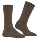 Falke Brown Cosy Wool Boot Socks