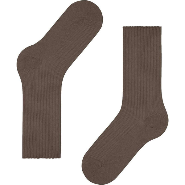 Falke Brown Cosy Wool Boot Socks