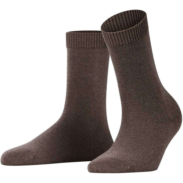 Falke Brown Cosy Wool Socks