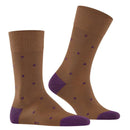 Falke Brown Dot Socks