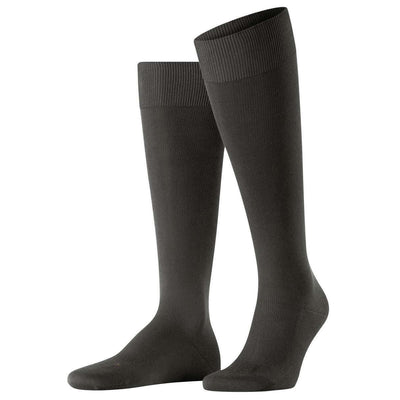 Falke Brown Energizing Cotton Knee High Socks