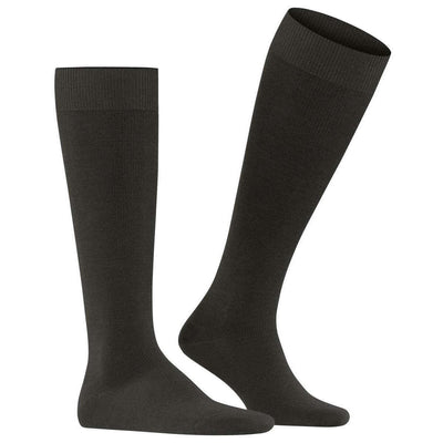 Falke Brown Energizing Wool Knee High Socks