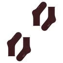 Falke Brown Happy 2-Pack Socks