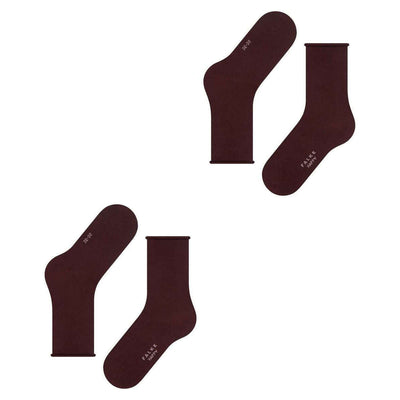 Falke Brown Happy 2-Pack Socks