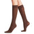 Falke Brown Pure Matt 50 Denier Knee-High Tights