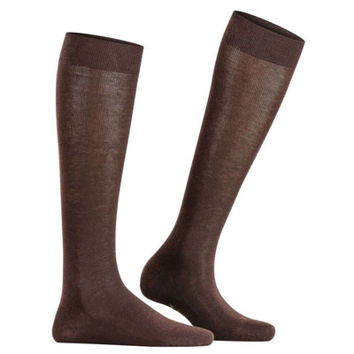 Falke Brown Sensitive London Knee High Socks