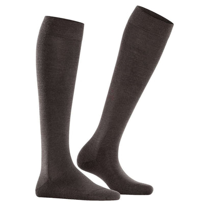Falke Brown Softmerino Knee High Socks