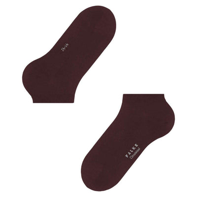 Falke Burgundy Climawool Sneaker Socks