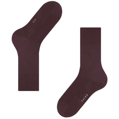 Falke Burgundy Climawool Socks