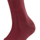 Falke Burgundy Cotton Touch Knee High Socks