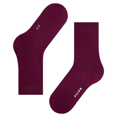 Falke Burgundy Cotton Touch Socks