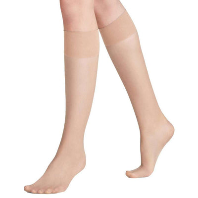 Falke Cream Pure Matt 20 Denier Knee High Stockings