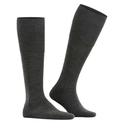 Falke Grey Airport Plus Knee-High Socks