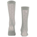 Falke Grey Dot 15 Denier Knee High Socks
