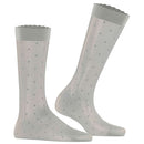 Falke Grey Dot 15 Denier Knee High Socks