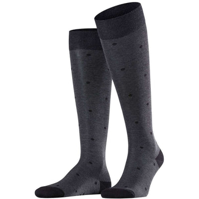 Falke Grey Dot Knee-High Socks