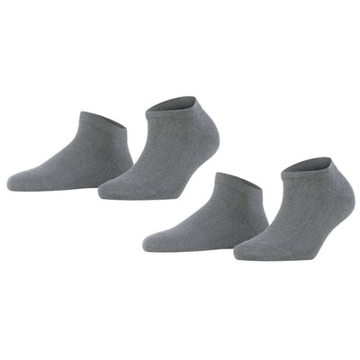 Falke Grey Happy 2-Pack Sneaker Socks
