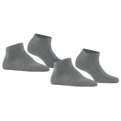 Falke Grey Happy 2-Pack Sneaker Socks
