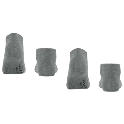 Falke Grey Happy 2-Pack Sneaker Socks